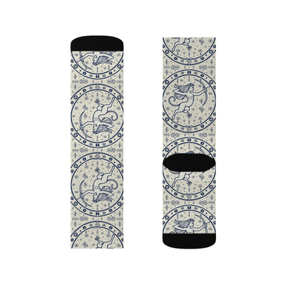 Sublimation Socks, Sagittarius, Zodiac v1, Pattern