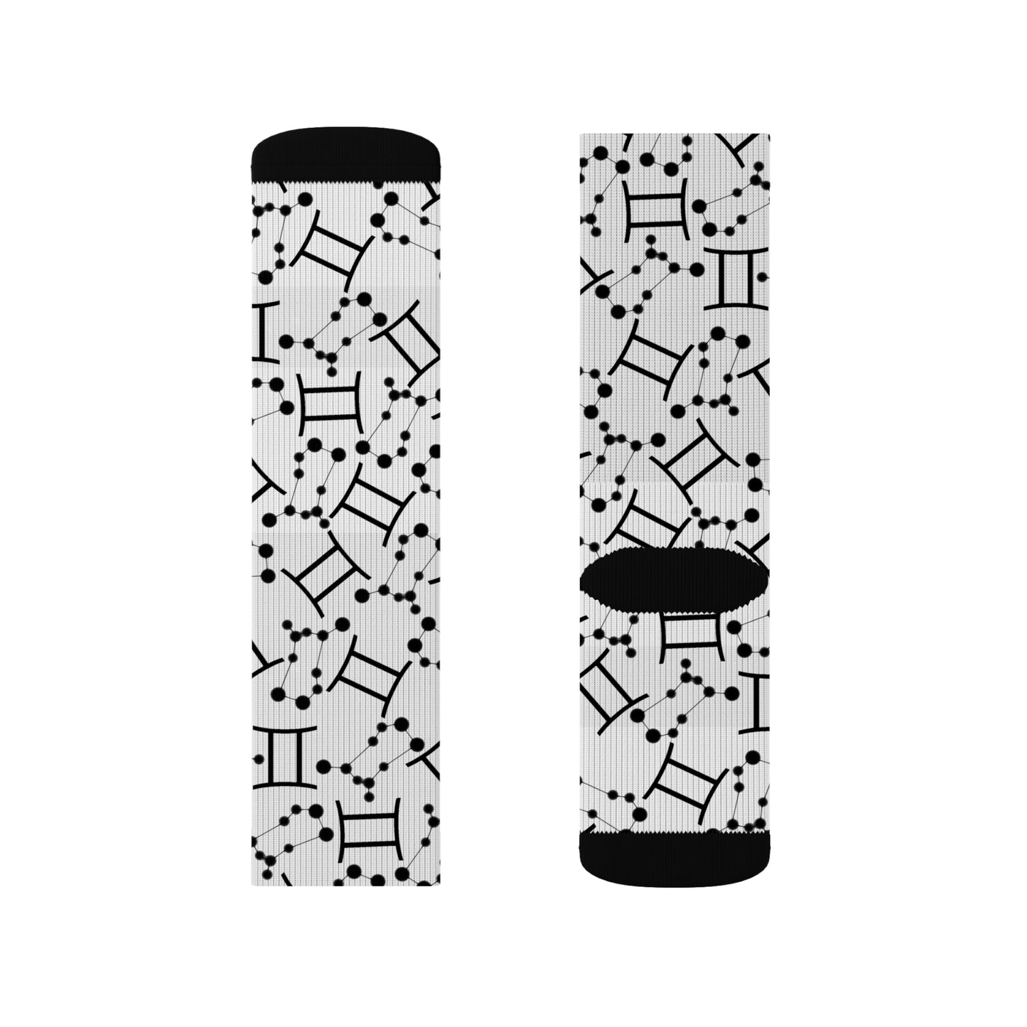 Zodiac Sublimation Socks Gemini Zodiac sign