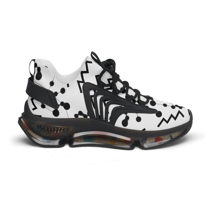 Women's Mesh Sneakers, Constellation & Symbol, Aquarius Zodiac Sign, AOP