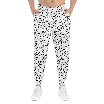 Athletic Joggers Leo Zodiac sign (AOP)