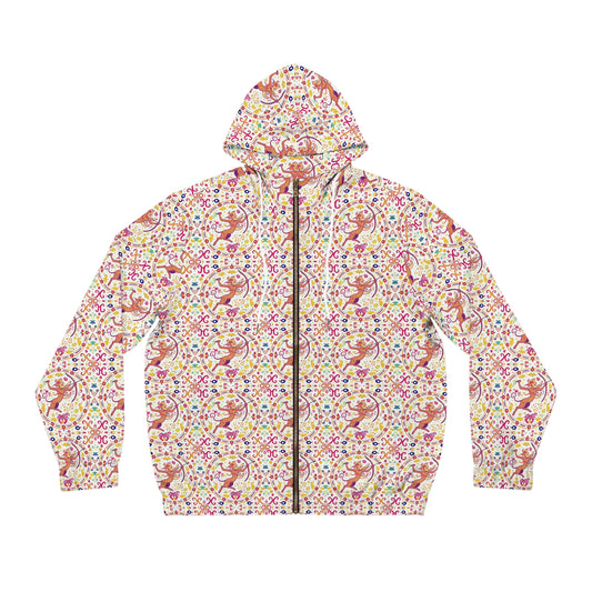 Full-Zip Hoodie (AOP), Sagittarius, Zodiac v4, Pattern