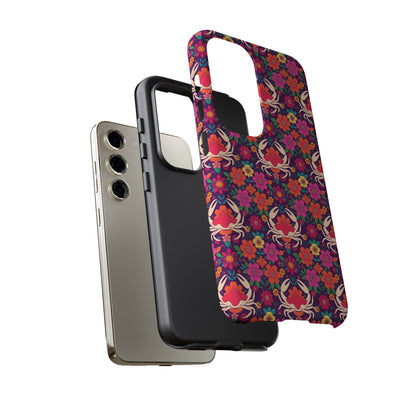 Tough Cases, Cancer, Zodiac v1, Flower Pattern