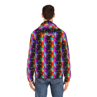 Full-Zip Hoodie (AOP), Libra, Zodiac v1, Pattern