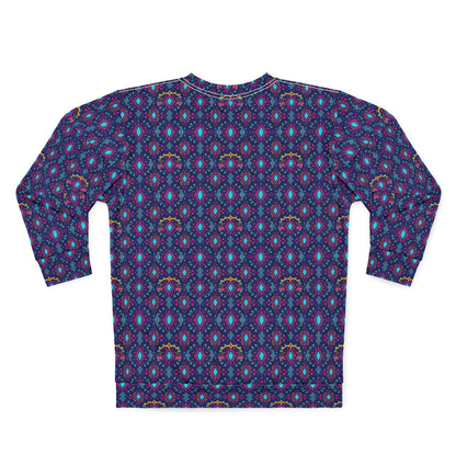 Unisex Sweatshirt (AOP), Libra, Zodiac v2, Jewel Pattern