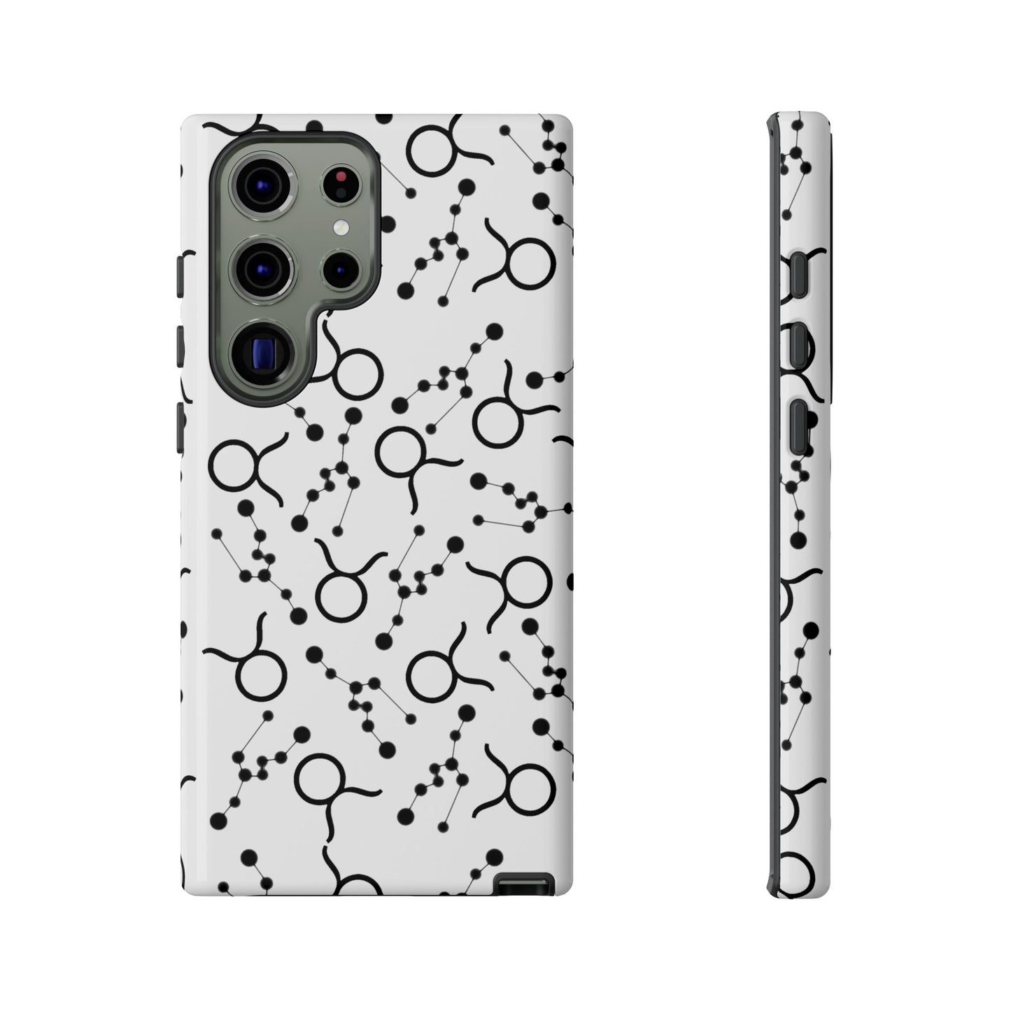 Tough Cases with the Taurus Zodiac sign for iPhone, Samsung Galaxy, and Google Pixel devices