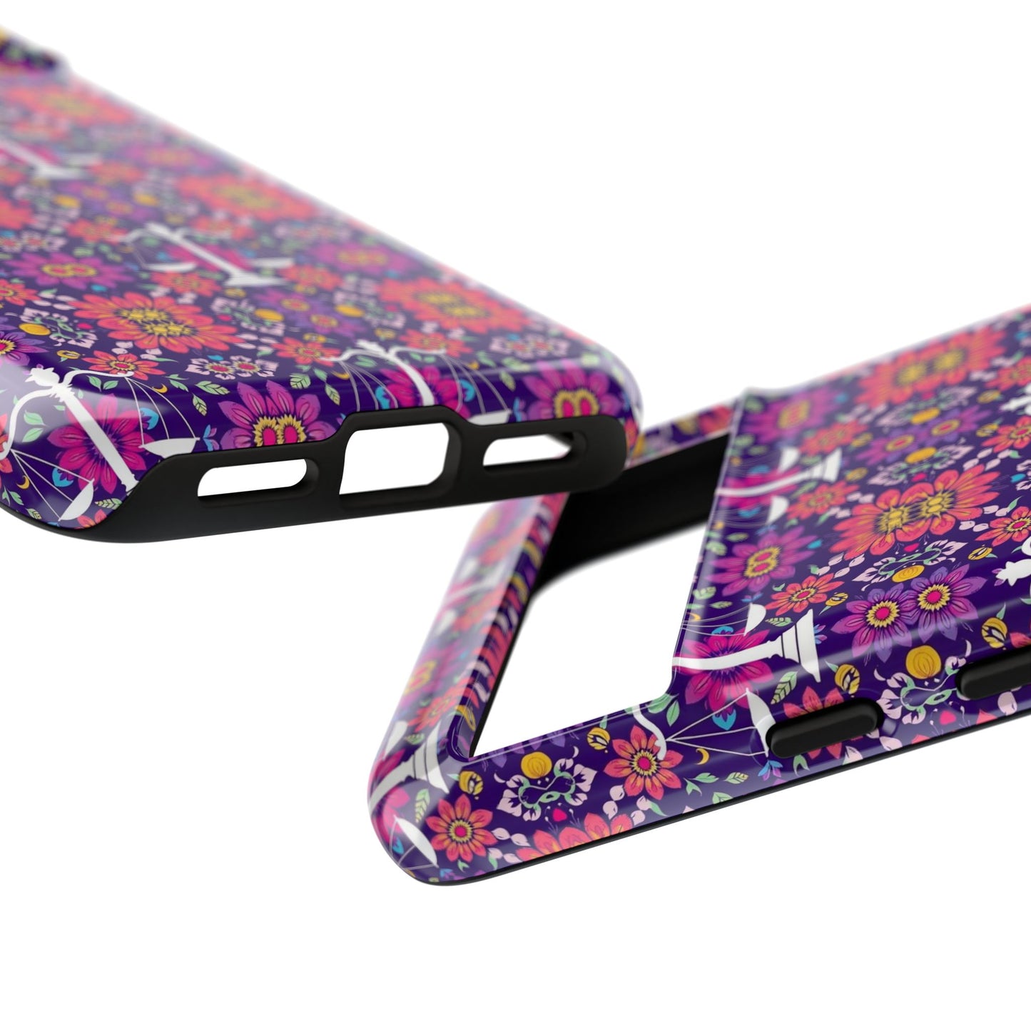 Tough Cases, Libra, Zodiac v4, Flower Pattern