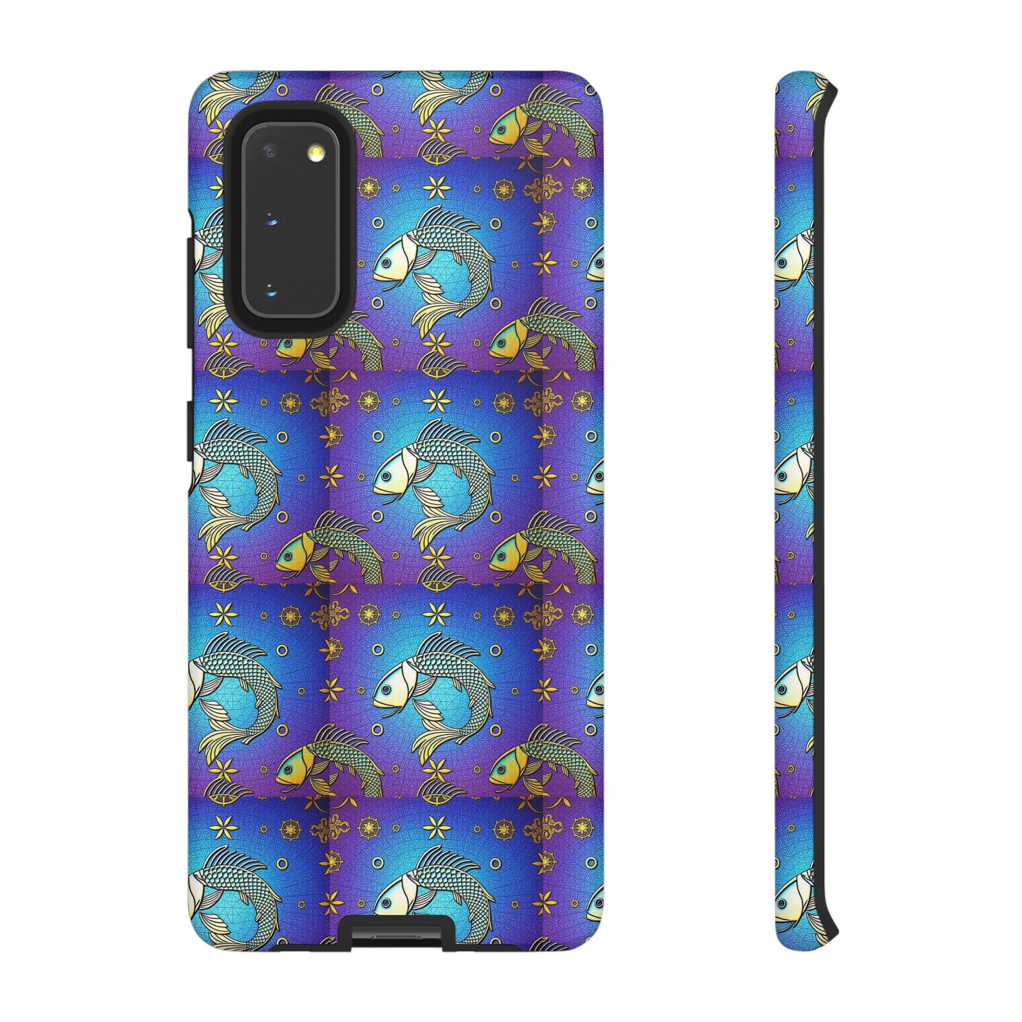 Tough Cases, Pisces, Zodiac v2, Metal Pattern