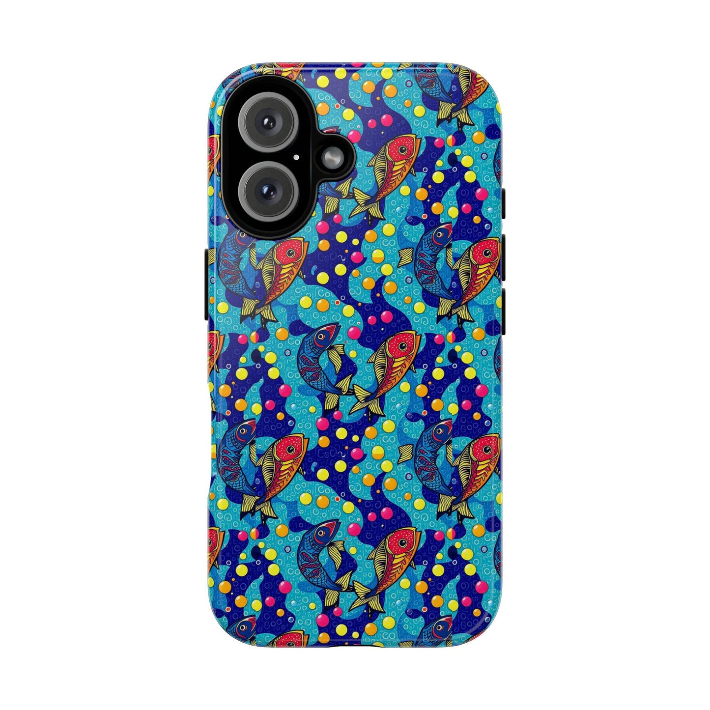 Tough Cases, Pisces, Zodiac v2, Bubble Pattern