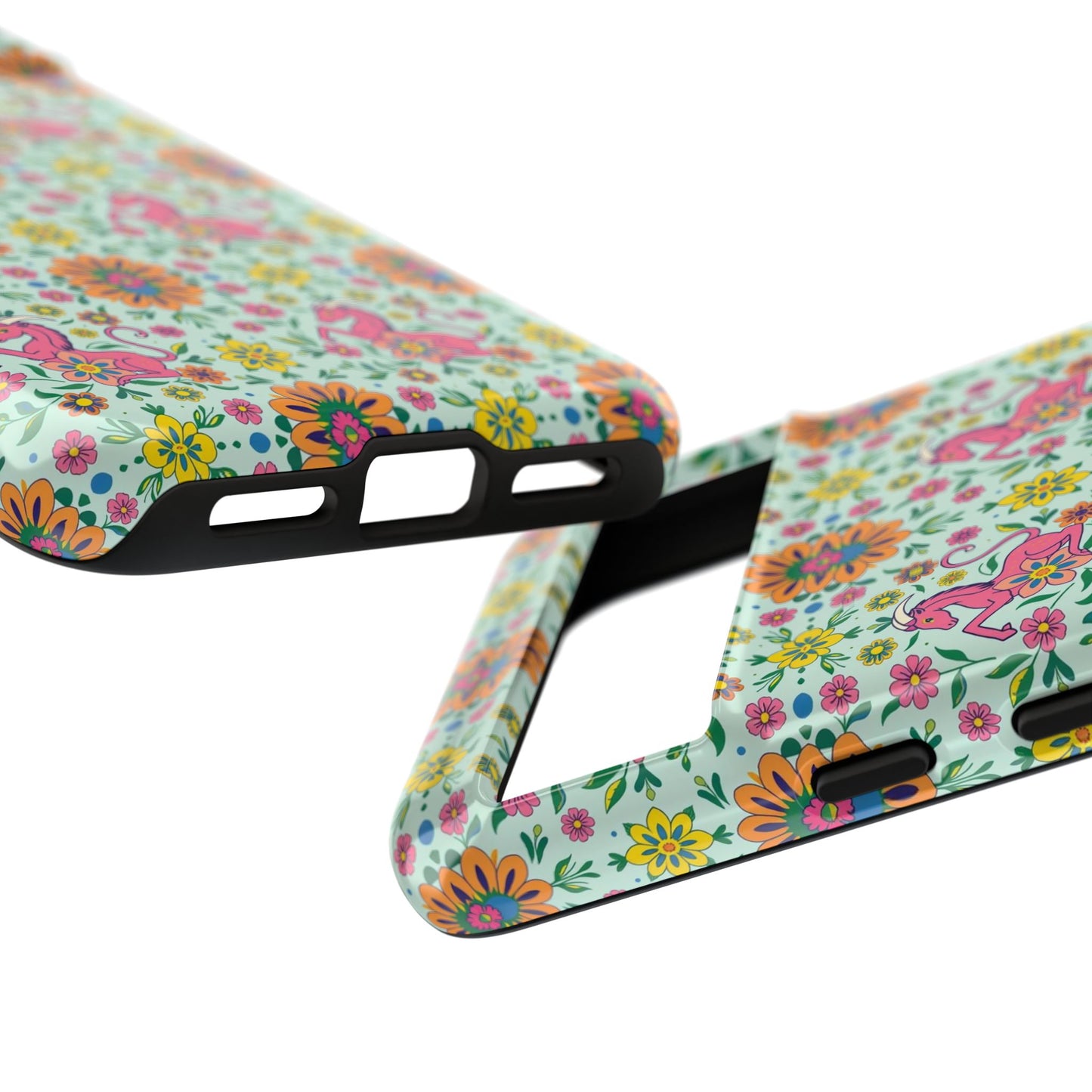 Tough Cases, Aquarius, Zodiac, Flower Pattern