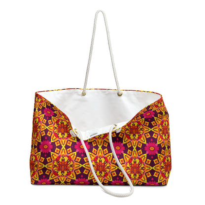Weekender Bag, Scorpio, Zodiac v1, Flower Pattern