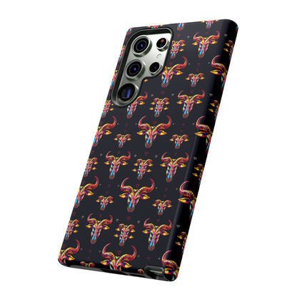 Tough Cases, Taurus, Zodiac, Metal Pattern