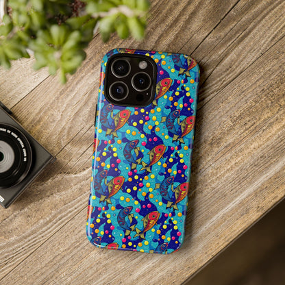 Tough Cases, Pisces, Zodiac v2, Bubble Pattern