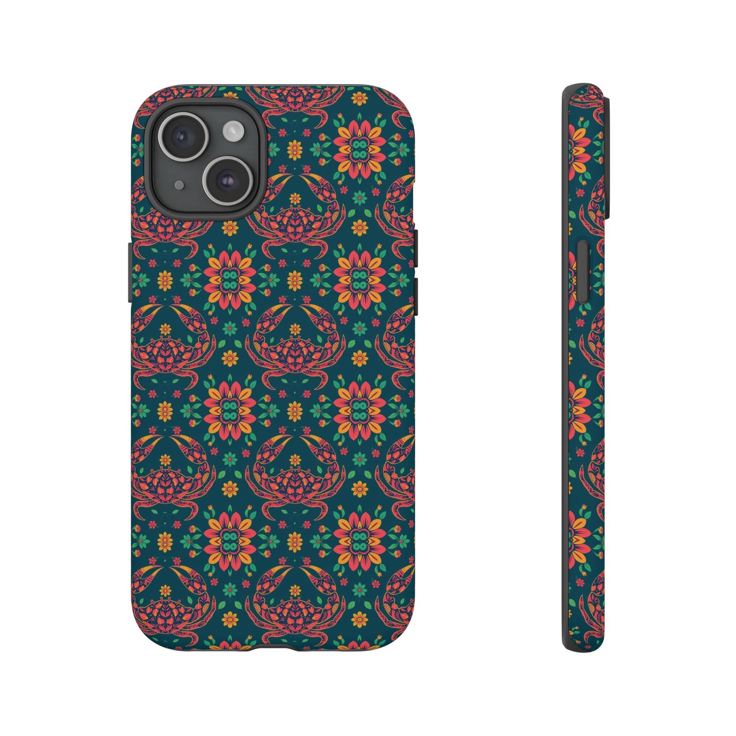 Tough Cases, Cancer, Zodiac v4, Flower Pattern