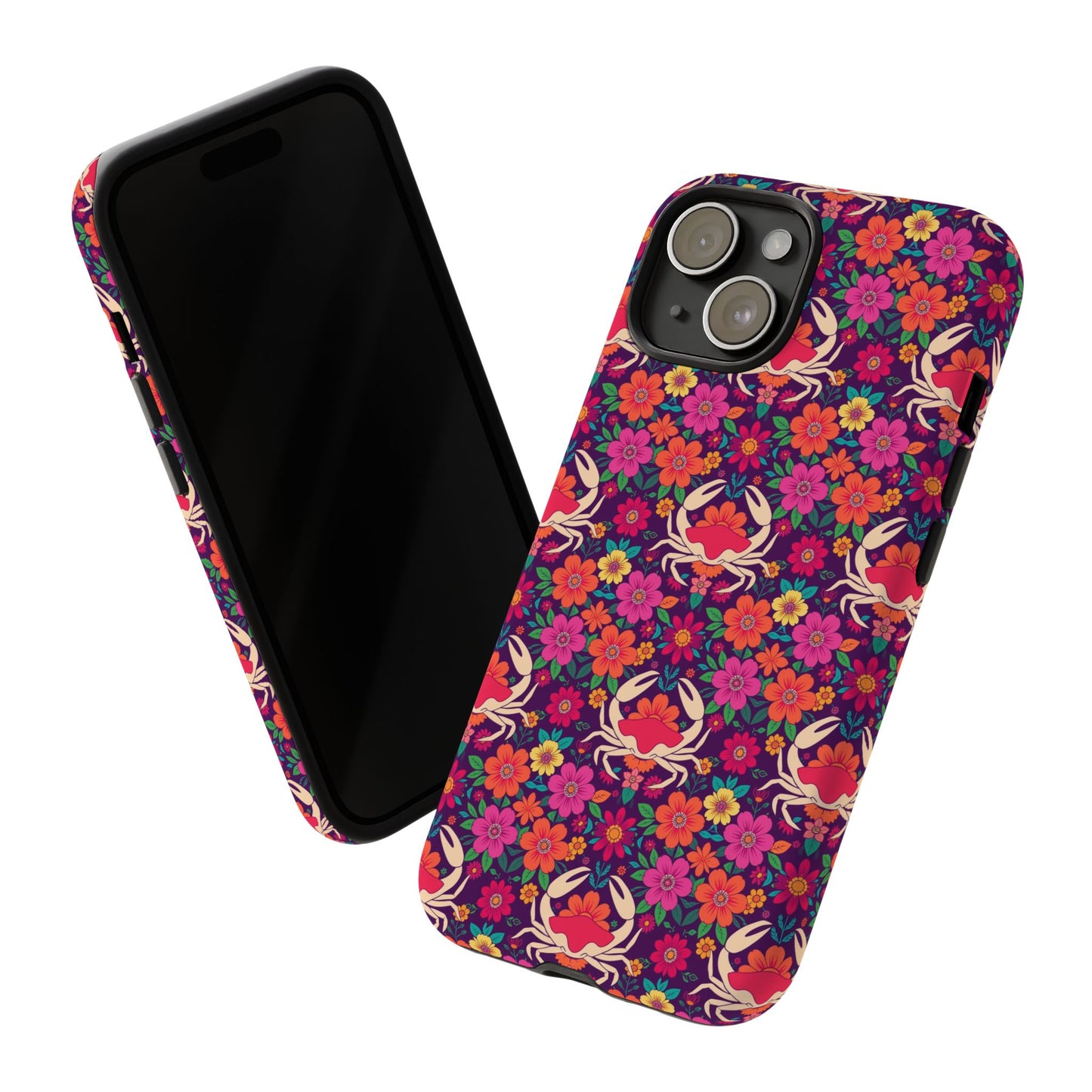 Tough Cases, Cancer, Zodiac v1, Flower Pattern
