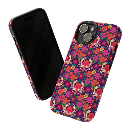 Tough Cases, Cancer, Zodiac v1, Flower Pattern