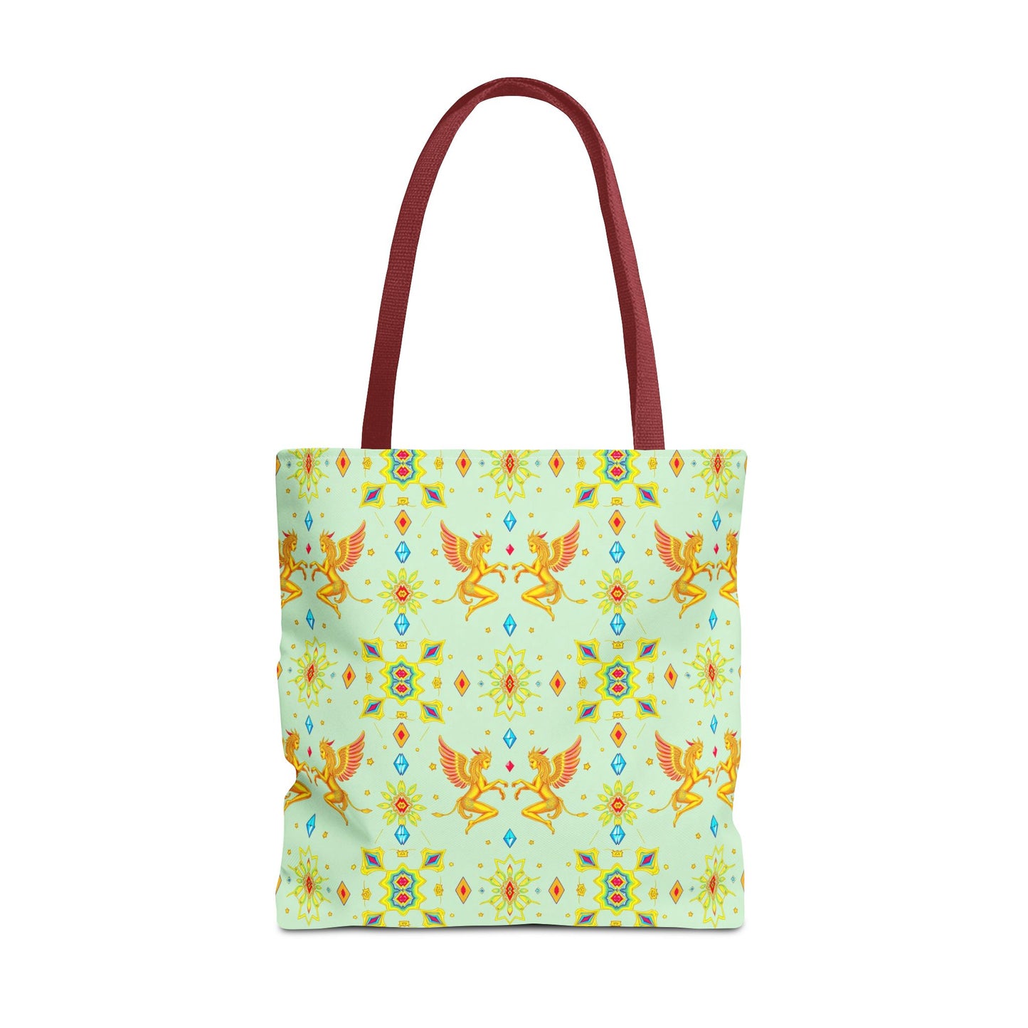 Tote Bag (AOP), Gemini, Zodiac v1, Jewel Pattern