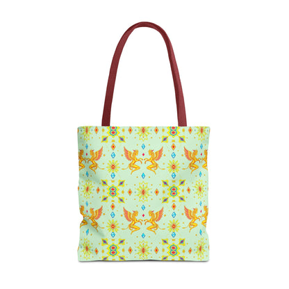 Tote Bag (AOP), Gemini, Zodiac v1, Jewel Pattern