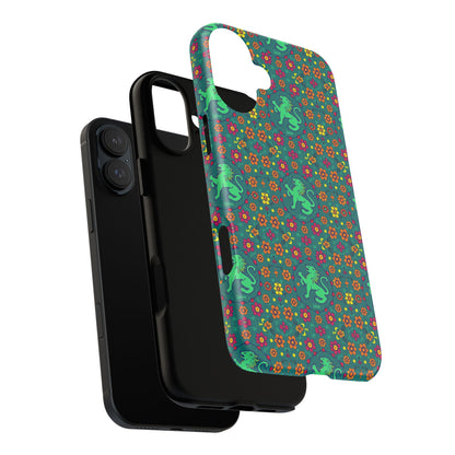 Tough Cases, Leo, Zodiac v3, Flower Pattern