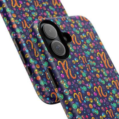 Tough Cases, Aquarius, Zodiac, Bubble Pattern