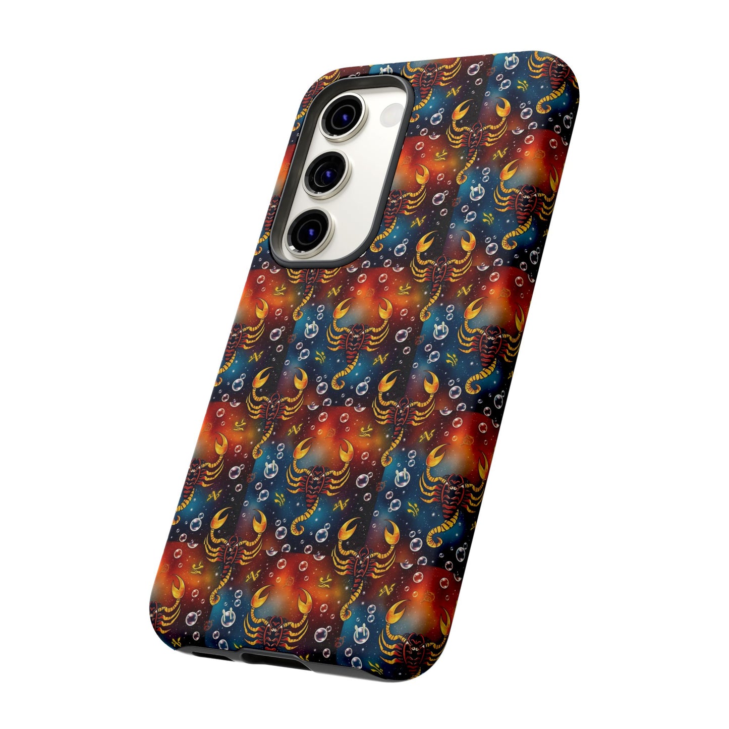 Tough Cases, Scorpio, Zodiac v2, Bubble Pattern