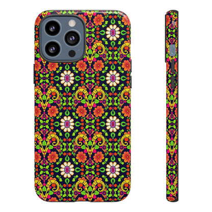 Tough Cases, Aries, Zodiac v4, Flower Pattern