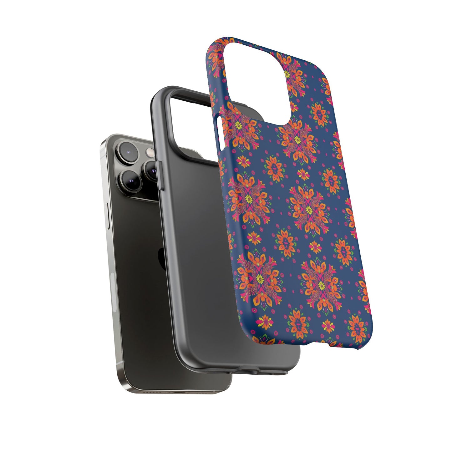Tough Cases, Gemini, Zodiac v2, Flower Pattern