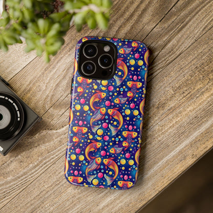 Tough Cases, Pisces, Zodiac, Bubble Pattern