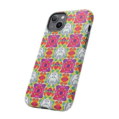 Tough Cases, Pisces, Zodiac v2, Flower Pattern
