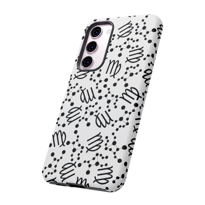 Tough Cases with the Virgo Zodiac sign for iPhone, Samsung Galaxy, and Google Pixel devices