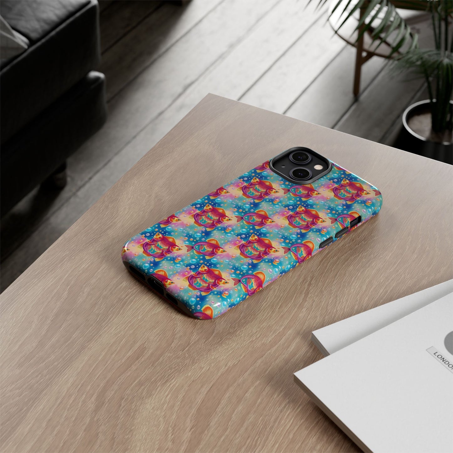 Tough Cases, Pisces, Zodiac v1, Bubble Pattern