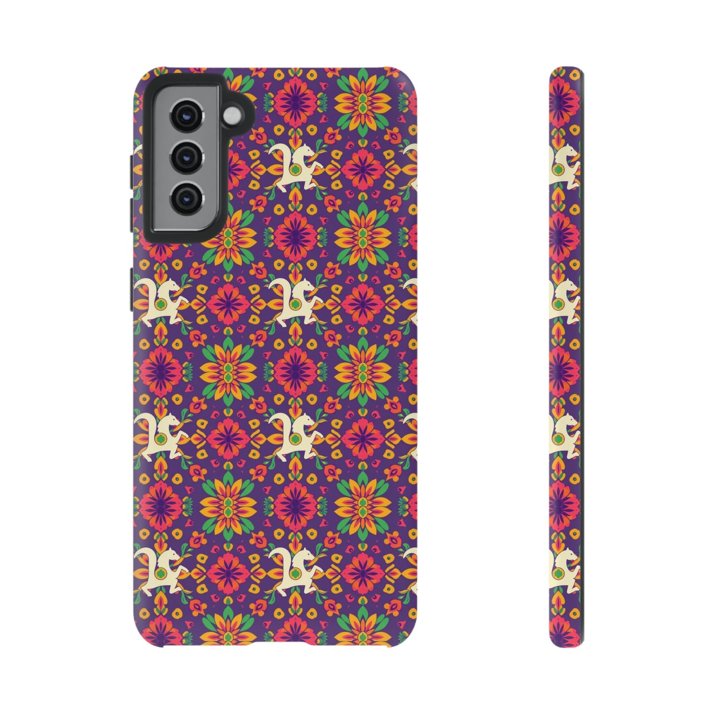 Tough Cases, Aquarius, Zodiac v1, Flower Pattern
