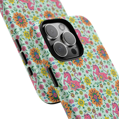Tough Cases, Aquarius, Zodiac, Flower Pattern