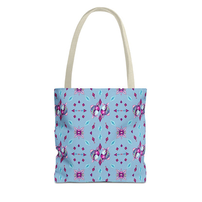 Tote Bag (AOP), Pisces, Zodiac v1, Jewel Pattern