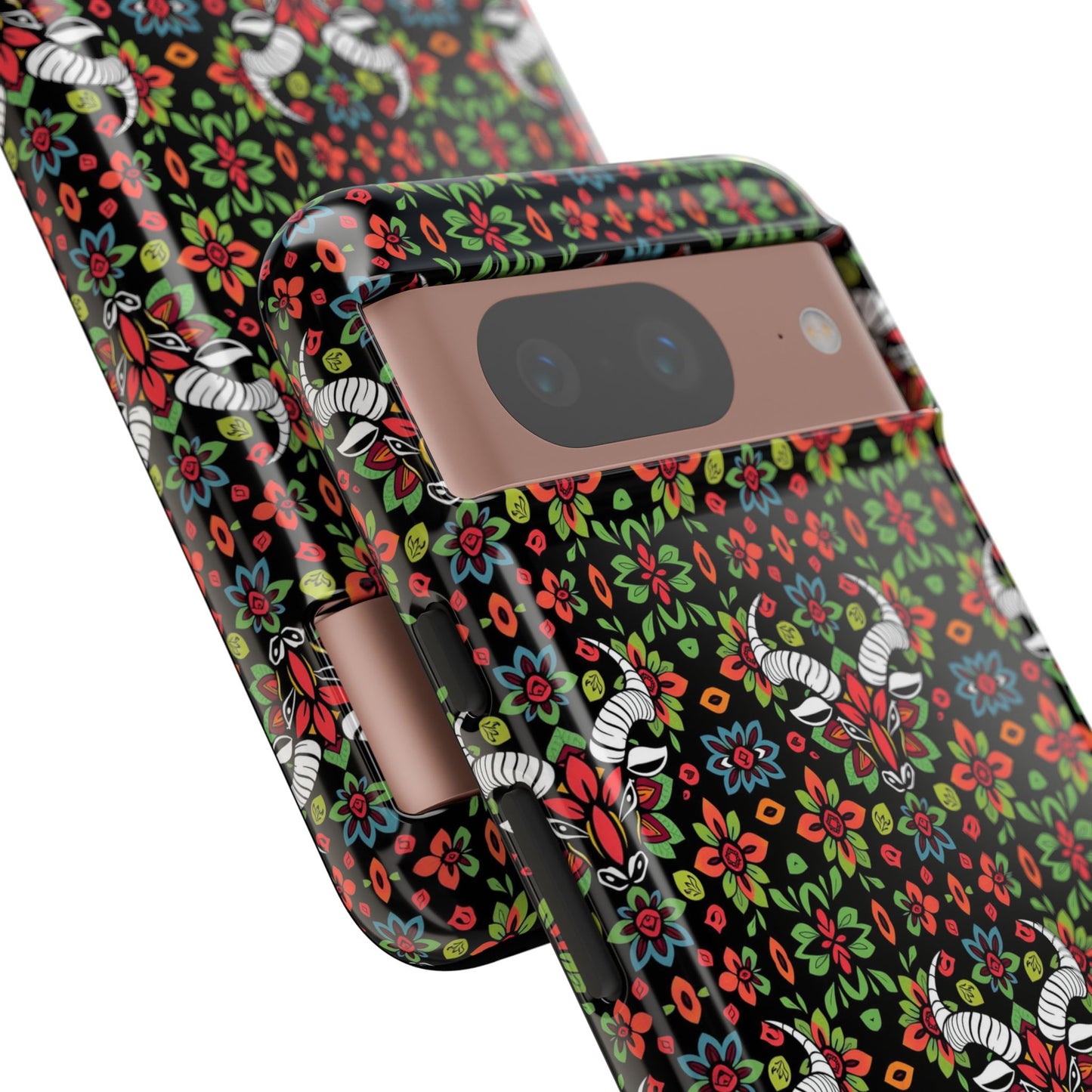 Tough Cases, Taurus, Zodiac v2, Flower Pattern