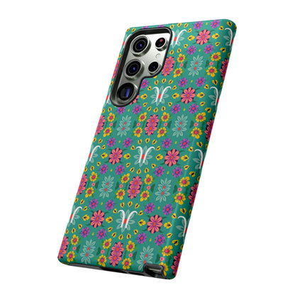 Tough Cases, Aquarius, Zodiac v4, Flower Pattern