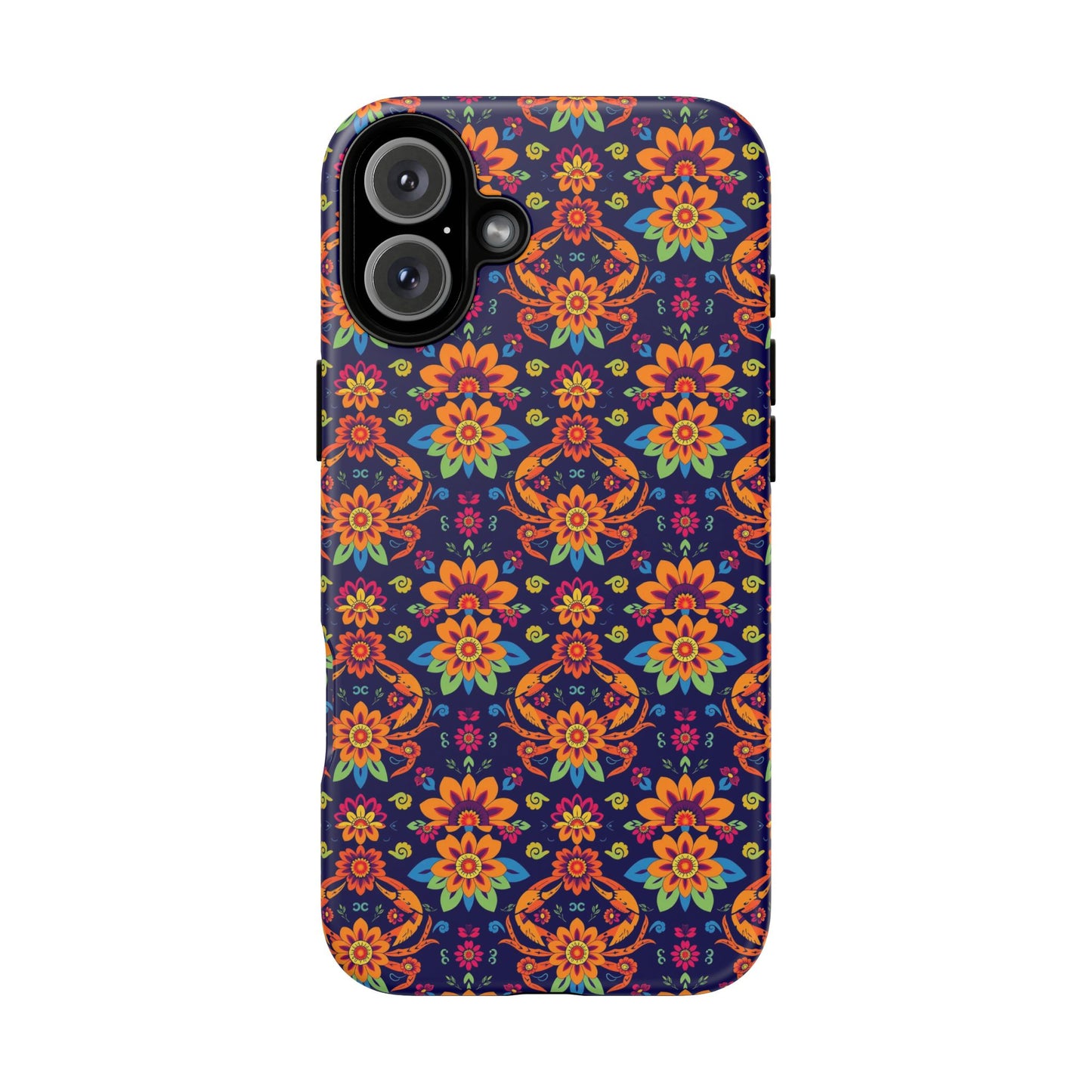 Tough Cases, Cancer, Zodiac, Flower Pattern
