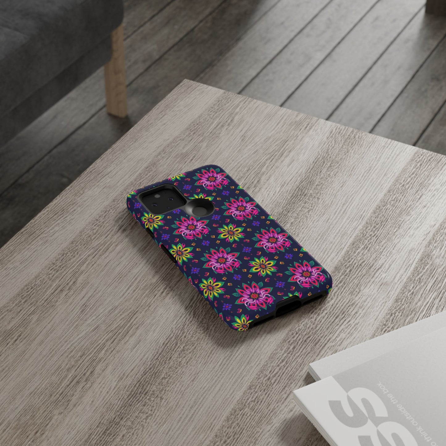 Tough Cases, Scorpio, Zodiac v4, Flower Pattern