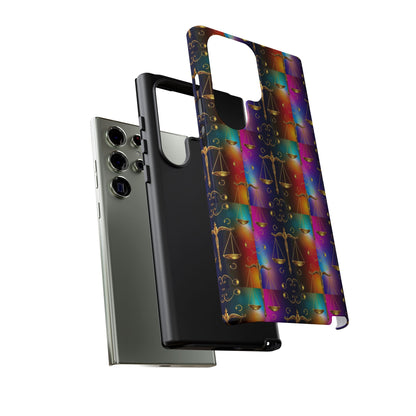 Tough Cases, Libra, Zodiac v1, Metal Pattern