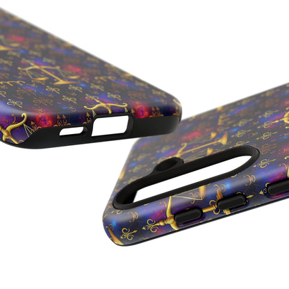 Tough Cases, Libra, Zodiac v2, Metal Pattern