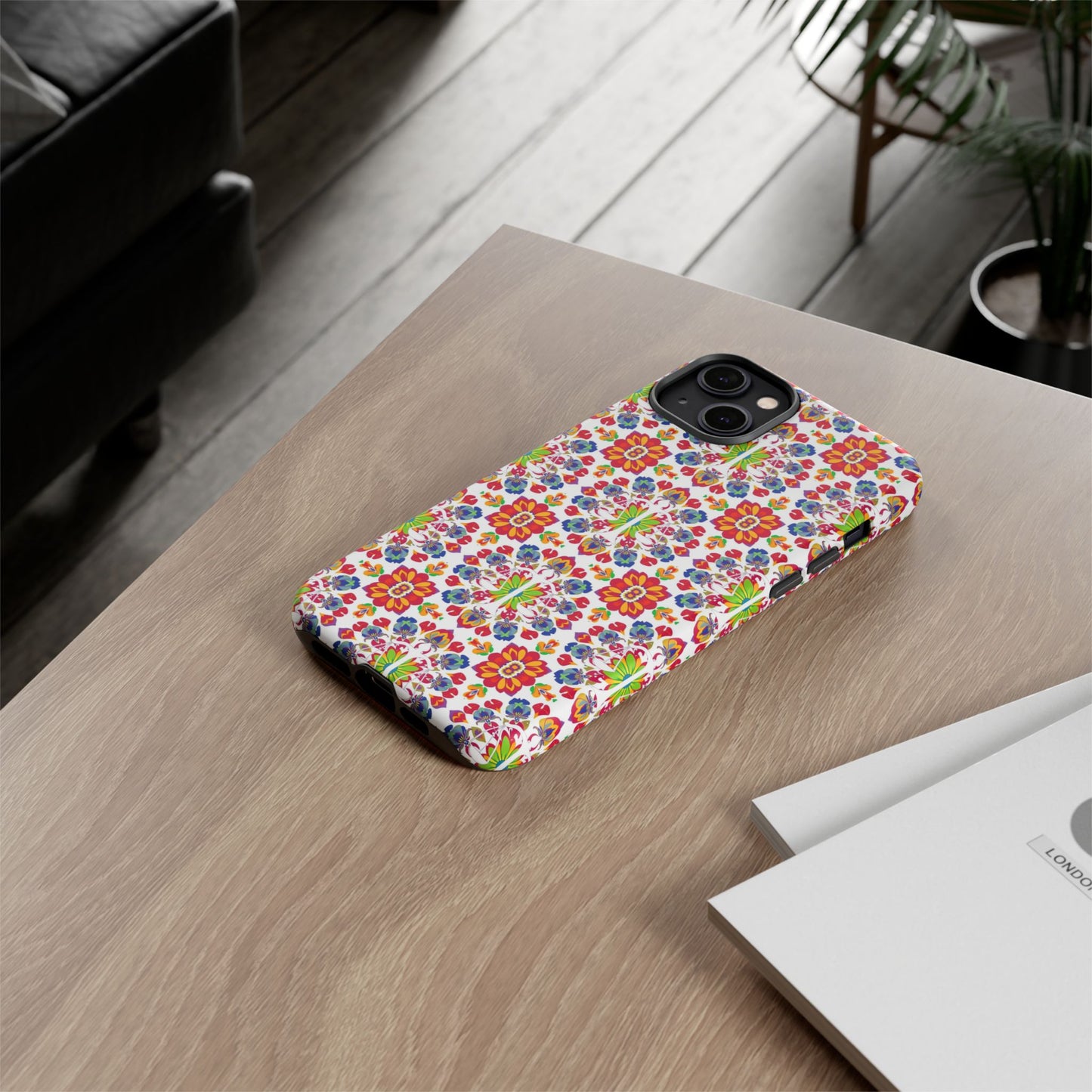 Tough Cases, Libra, Zodiac v1, Flower Pattern