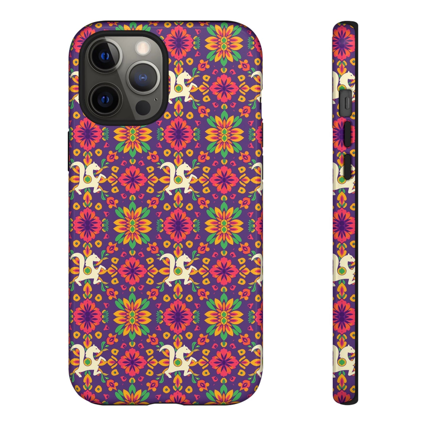Tough Cases, Aquarius, Zodiac v1, Flower Pattern