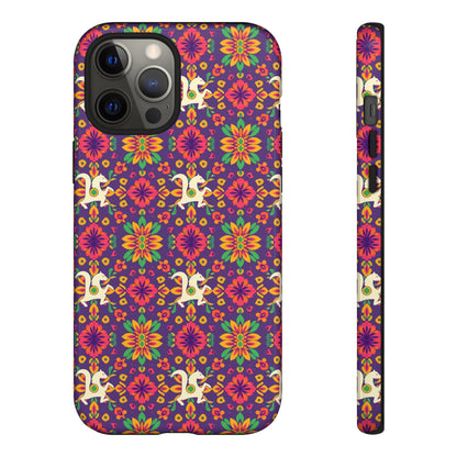 Tough Cases, Aquarius, Zodiac v1, Flower Pattern