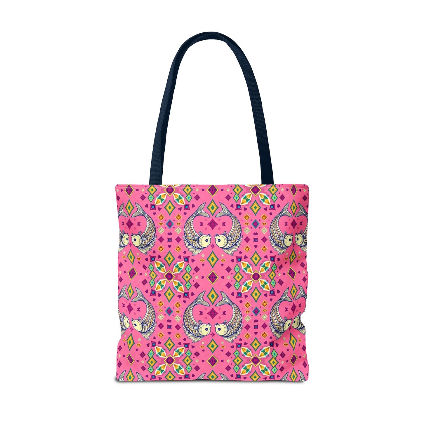 Tote Bag (AOP), Pisces, Zodiac, Jewel Pattern