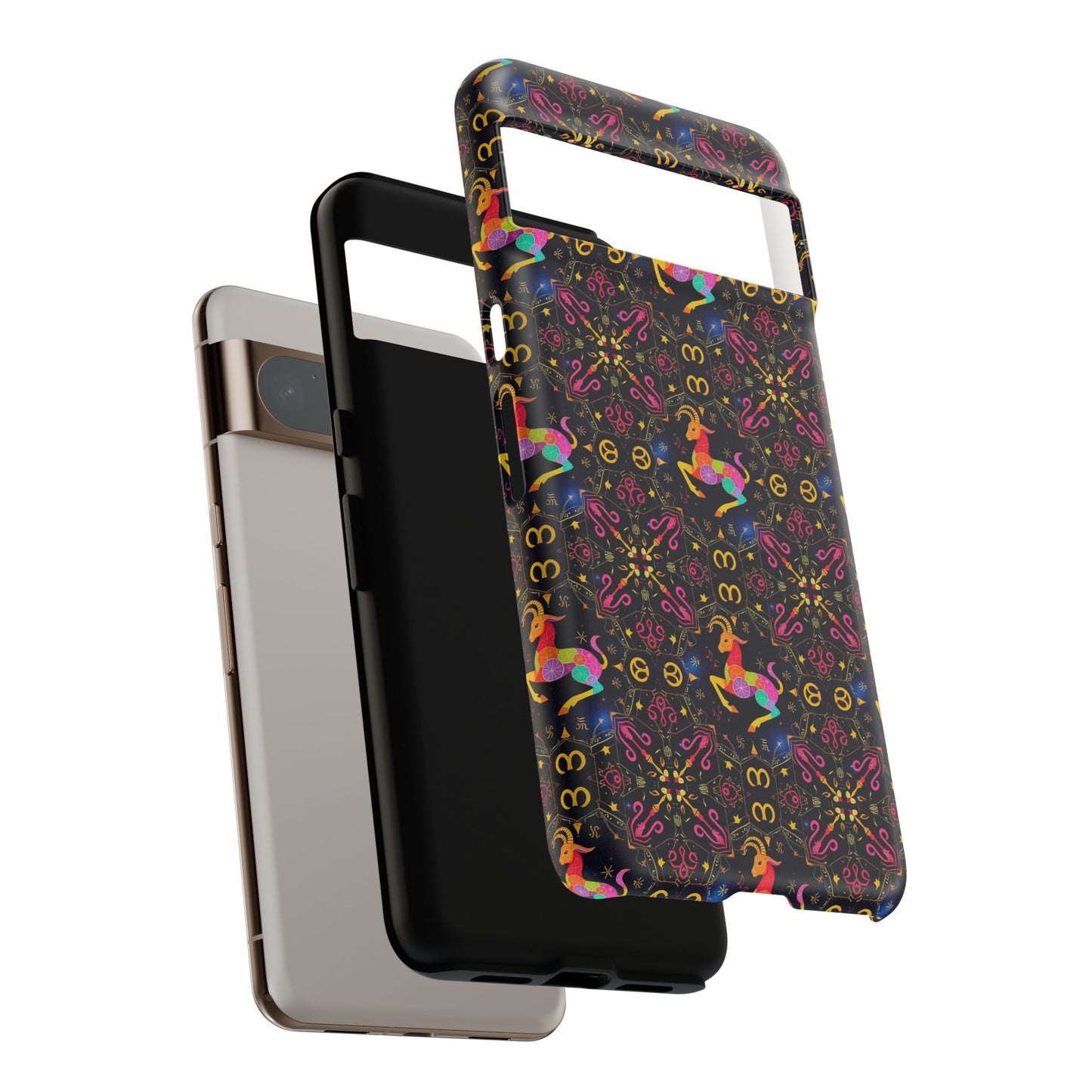 Tough Cases, Capricorn, Zodiac v2, Metal Pattern
