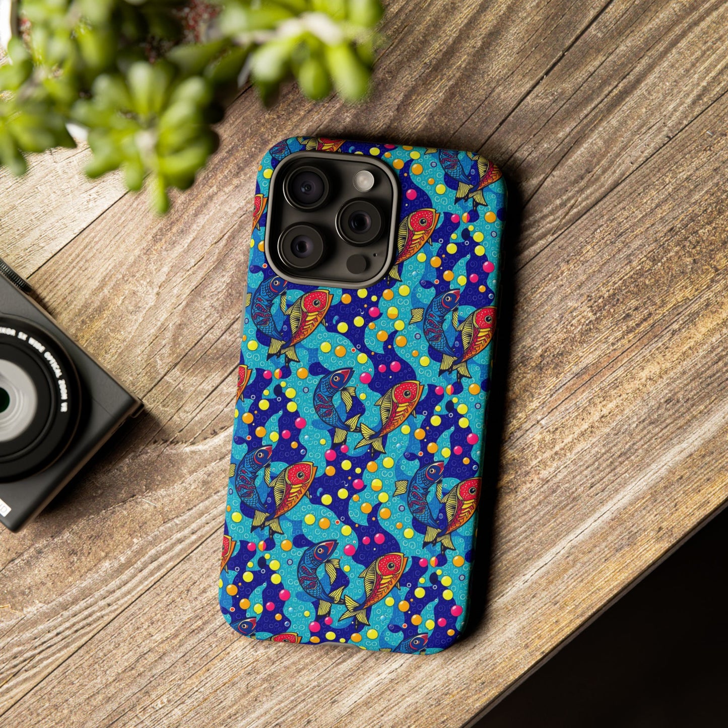 Tough Cases, Pisces, Zodiac v2, Bubble Pattern