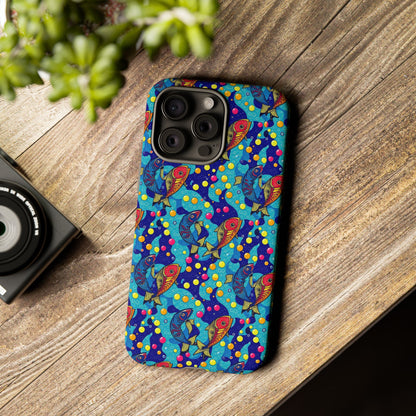 Tough Cases, Pisces, Zodiac v2, Bubble Pattern