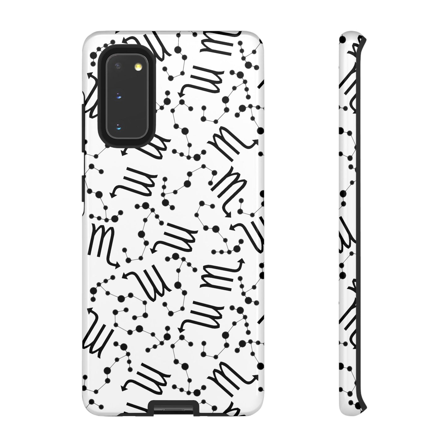 Tough Cases with the Scorpio Zodiac sign for iPhone, Samsung Galaxy, and Google Pixel devices