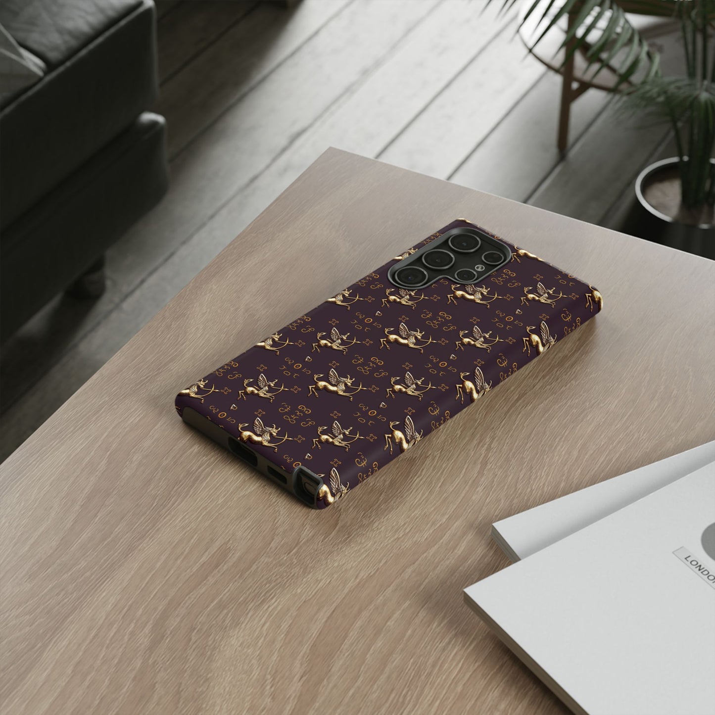 Tough Cases, Sagittarius, Zodiac v3, Metal Pattern
