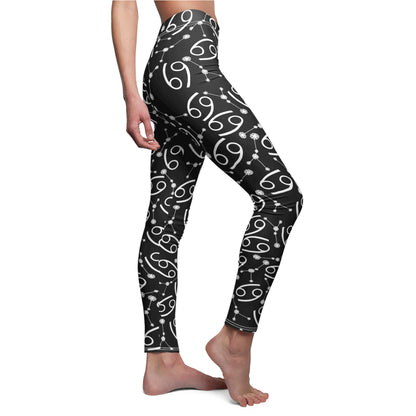 Women's Zodiac Cut & Sew Casual Leggings Capricorn Zodiac sign