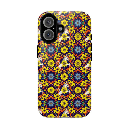 Tough Cases, Aquarius, Zodiac v3, Flower Pattern